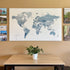 Blue Push Pins for Travel Maps