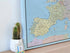 Push Pin Europe Map – Sky Blue & Multicolor