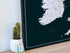 UK & Ireland Push Pin Map – Black & White