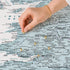 UK & Ireland Push Pin Map – Blue & White