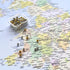 UK & Ireland Push Pin Map – Blue & Multicolor