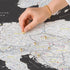 Push Pin Europe Map – Black & White