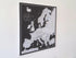 Push Pin Europe Map – Black & White