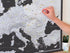 Push Pin Europe Map – Black & White