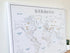 Push Pin World Map Canvas – Minimalist Black & White