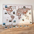 Push Pin World Map Canvas – Brown & Beige